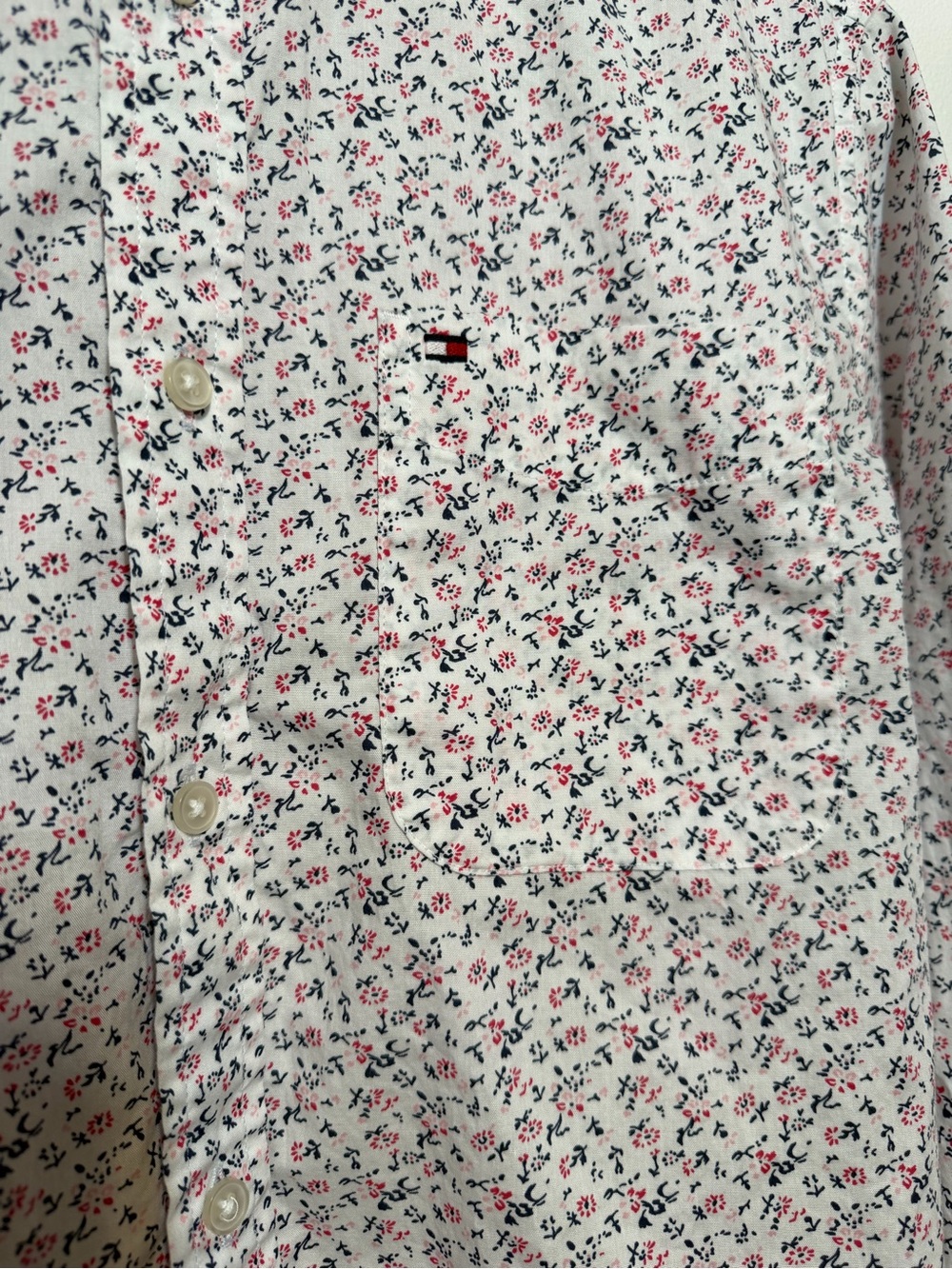 Tommy Hilfiger Long Sleeve button down shirt, coastal Miami, , Size M - Picture 5 of 5